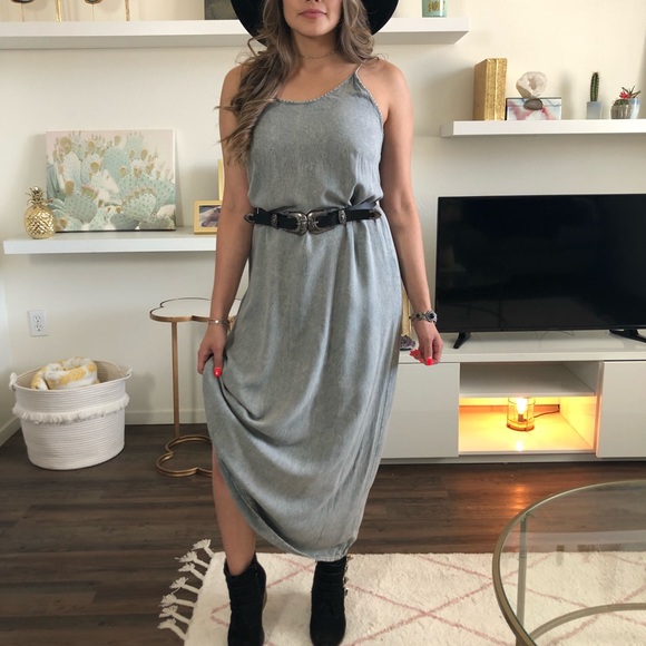 ✨ Final Price- Acid Wash Maxi Dress - Picture 4 of 4